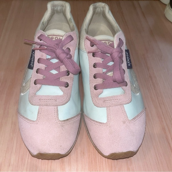 Kangol leather & suede sneakers size 10 - Picture 1 of 11